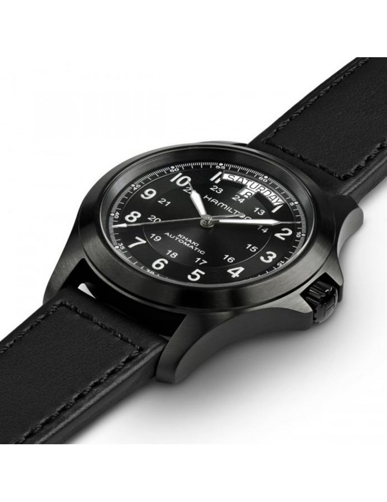 Orologio Hamilton Uomo - Khaki Field King 40mm Nero - H64465733