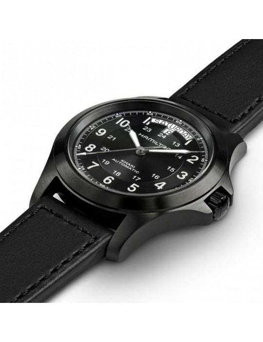 Hamilton Men's Watch - Khaki Field King 40mm Black - H64465733