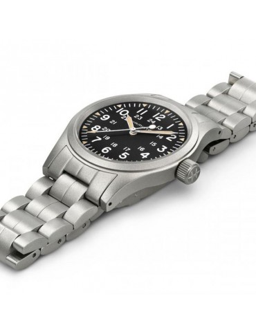 Orologio Hamilton Uomo - Khaki Field Mechanical 38mm Nero - H69439131 2