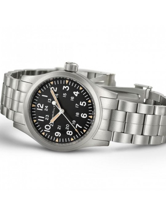 Orologio Hamilton Uomo - Khaki Field Mechanical 38mm Nero - H69439131