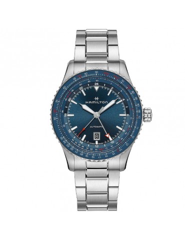 Hamilton watch - Khaki Aviation Converter Auto GMT 44mm - H76715140