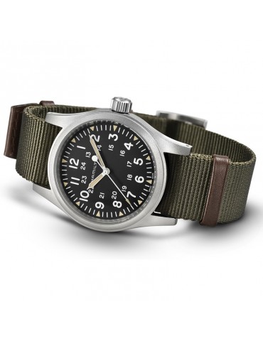 Hamilton Khaki Field Mechanical 38mm Black Men's Watch - 0 2