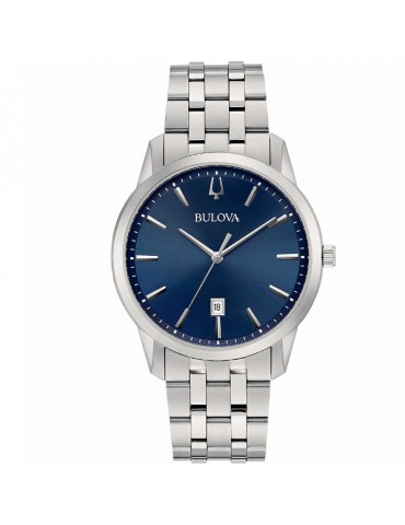Orologio Bulova Uomo - Sutton 40mm - Quarzo - Blu - 96B338