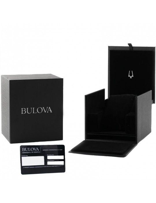 Orologio Bulova Uomo - Sutton 40mm - Quarzo - Blu - 96B338