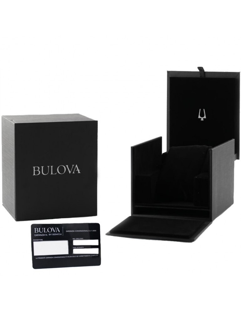 Bulova Men's Watch Sutton 40mm Quartz Silver 96B342