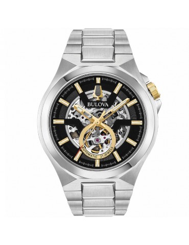 Orologio Bulova Uomo - Maquina 46mm - Meccanico - Nero - 98A224