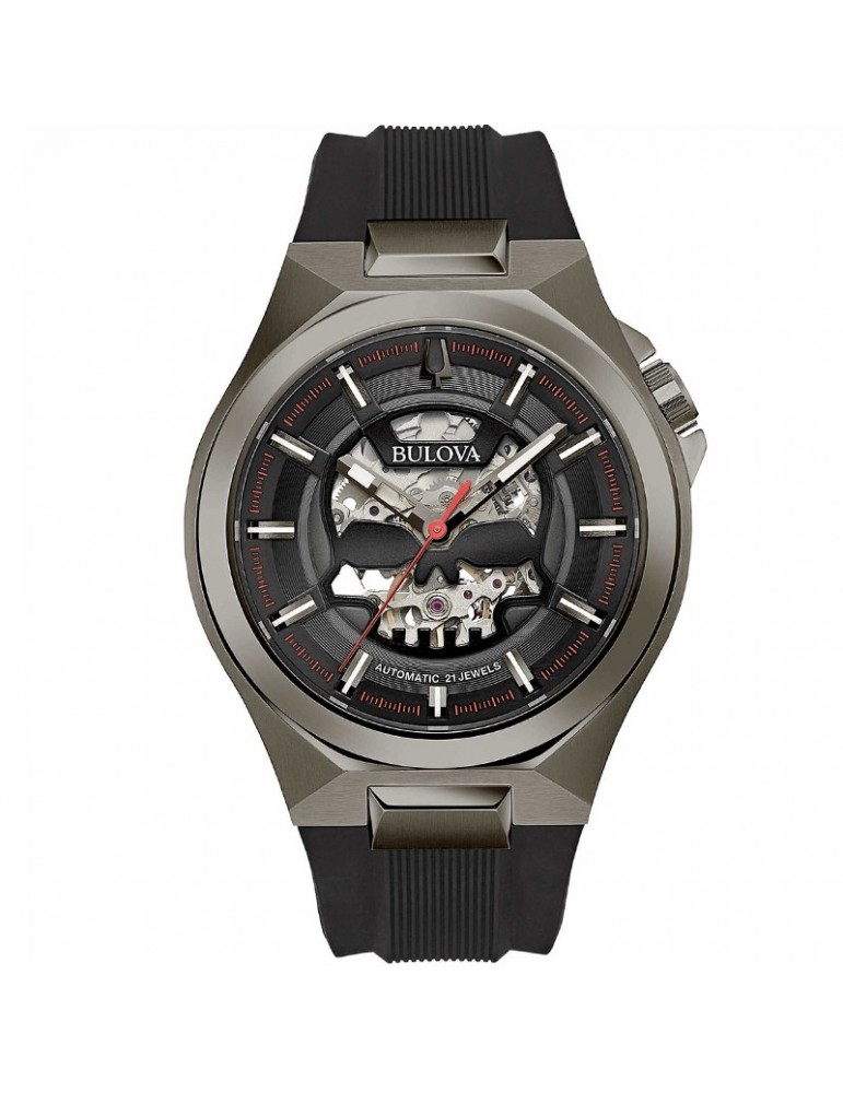 Orologio Bulova Uomo - Maquina 46mm - Meccanico - Nero - 98A260