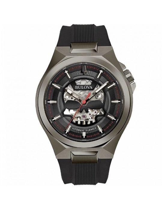 Bulova Watch Man - Maquina 46mm - Mechanical - Black - 98A260