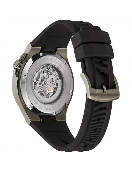 Bulova Watch Man - Maquina 46mm - Mechanical - Black - 98A260