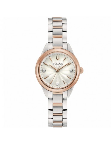 Bulova Watch Woman - Sutton Lady 28mm - Quartz - White - 98P200