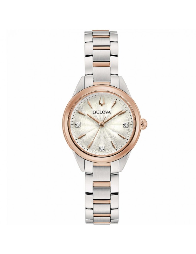 Bulova Watch Woman - Sutton Lady 28mm - Quartz - White - 98P200