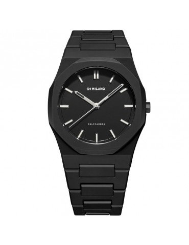 Orologio D1 Milano - Polycarbon - Cloudburst - 40,5 mm - Nero - PCBJ11