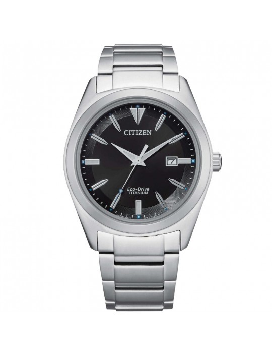 Citizen Men's Watch - Super Titanium - Eco-Drive 41mm Black - AW164083E