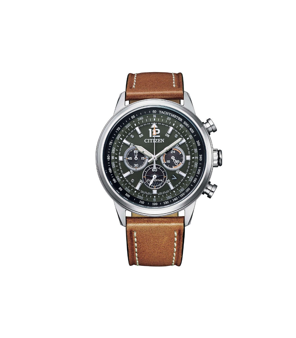 Citizen Men's Watch - Of Collection Aviator Chrono Eco-Drive 44mm Green - 0