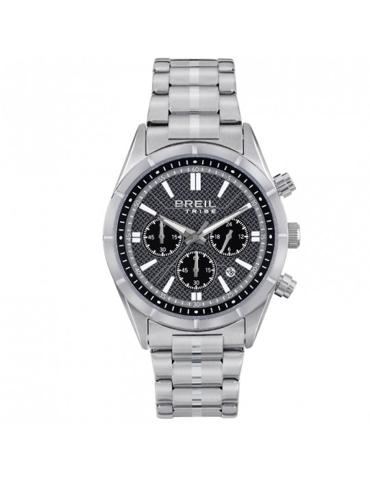 Breil Men's Watch - Lead 42mm Gray  Black Chronograph - 0