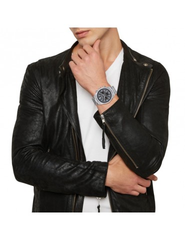 Breil Men's Watch - Lead 42mm Gray  Black Chronograph - 0 2