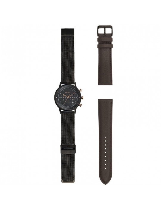 Breil Man's Six 3 Nine Black 44mm Watch - 0
