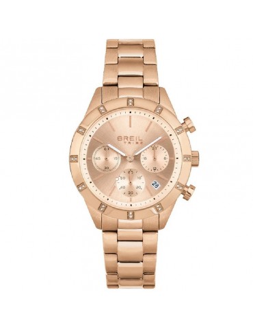 Breil Ladies Watch - Dazzle 38 mm Rose Gold Chronograph - 0