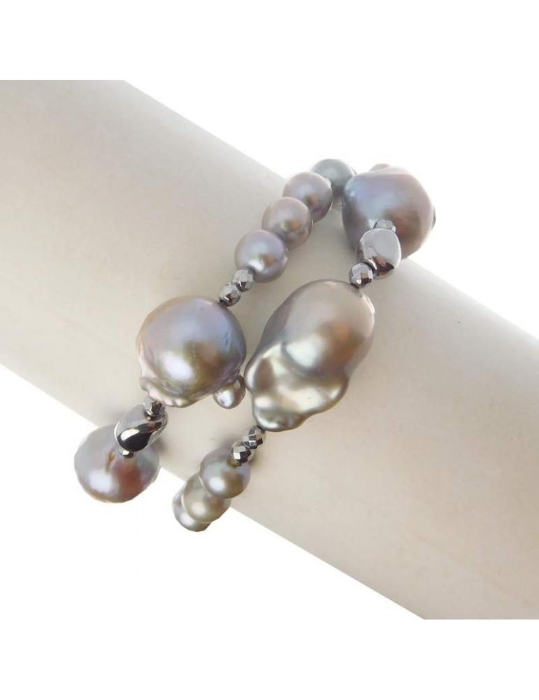 Bracciale Rajola Donna - Vita - Perle - Ematite Silver - 54658818