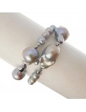 Rajola Woman Bracelet - Life with Pearls and Silver Hematite - 0