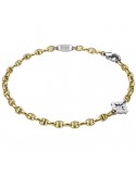 Zancan Bracelet for Men - Insignia Gold in Yellow Gold and White Gold with Wind Rose - 0