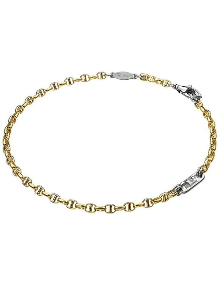 Bracciale Zancan per Uomo - Insignia - Oro Giallo - Diamanti - EB546BG