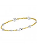 Zancan Bracelet for Men - Insignia Gold in Yellow Gold with Compass Rose - 0