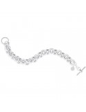 Unoaerre Bracelet - in White Bronze 22 cm Big Rolò Chain - 0
