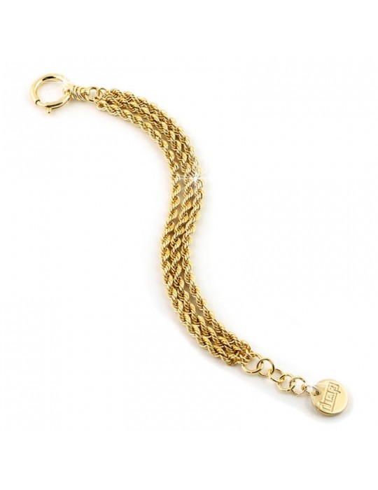 Unoaerre Woman Bracelet - Multi-strand Yellow Bronze 18 cm - 0