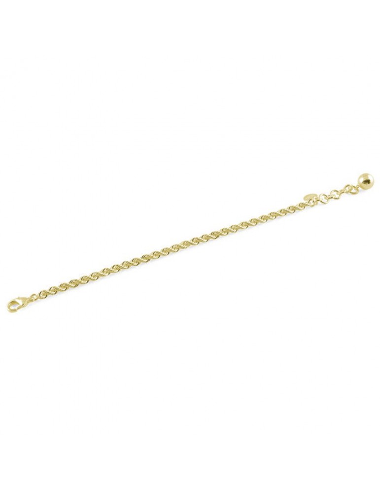 Unoaerre Woman's Bracelet - Yellow Bronze Rope Chain 18 cm - 0