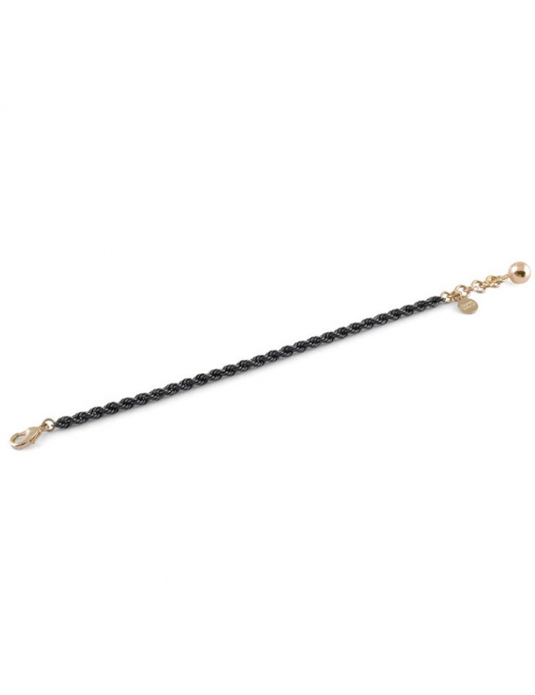 Unoaerre Woman's Bracelet - Black Bronze Rope Chain 18 cm - 0