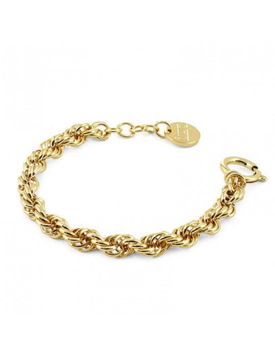 Unoaerre Woman's Bracelet - White Bronze Rope Chain 18 cm - 0
