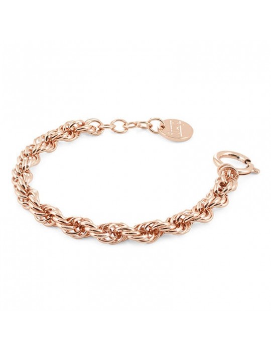 Unoaerre Woman's Bracelet - Rose Bronze Rope Chain 18 cm - 0