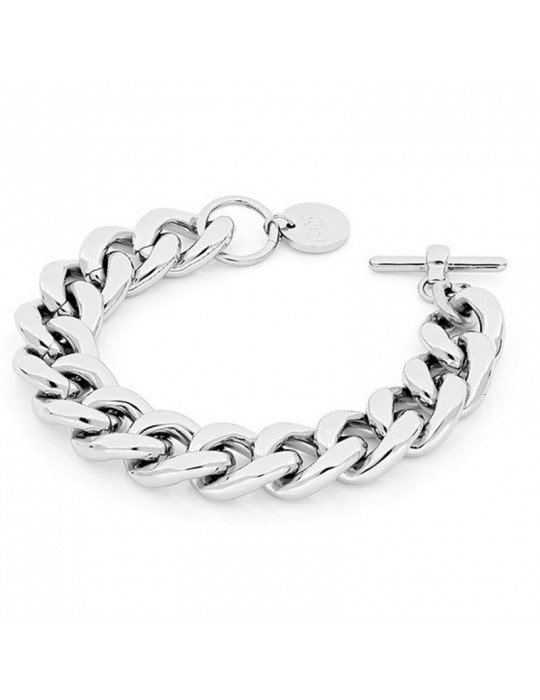 Bracciale Unoaerre Donna - in Bronzo Bianco Catena Grumetta - 0