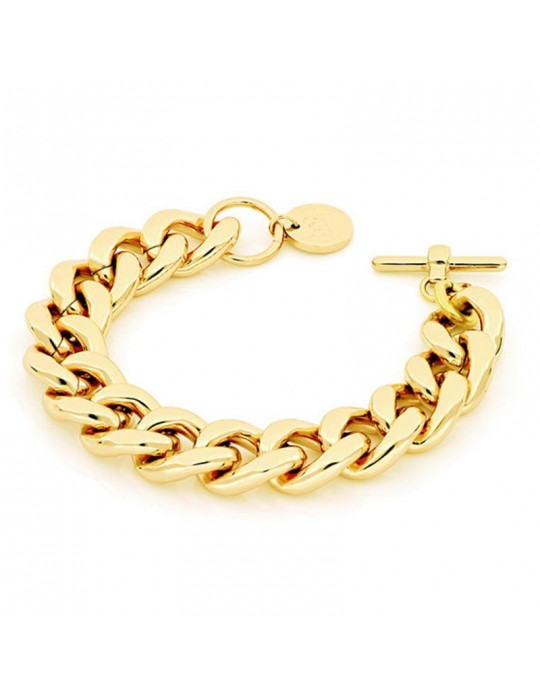 Unoaerre Woman's Bracelet - in Yellow Bronze Groumette Chain - 0
