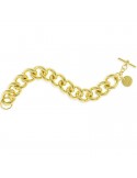 Unoaerre Woman's Bracelet - in Yellow Bronze Groumette Chain 21 cm - 0