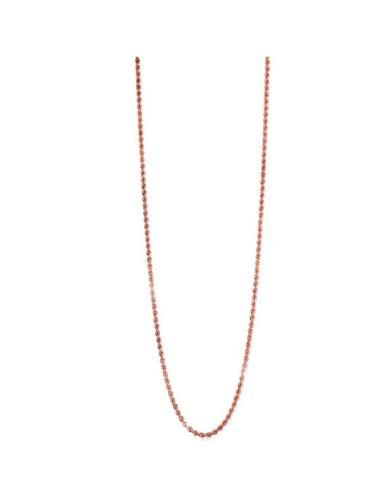 Collana Unoaerre Donna - in Bronzo Rosa Catena Lunga 92 cm - 0