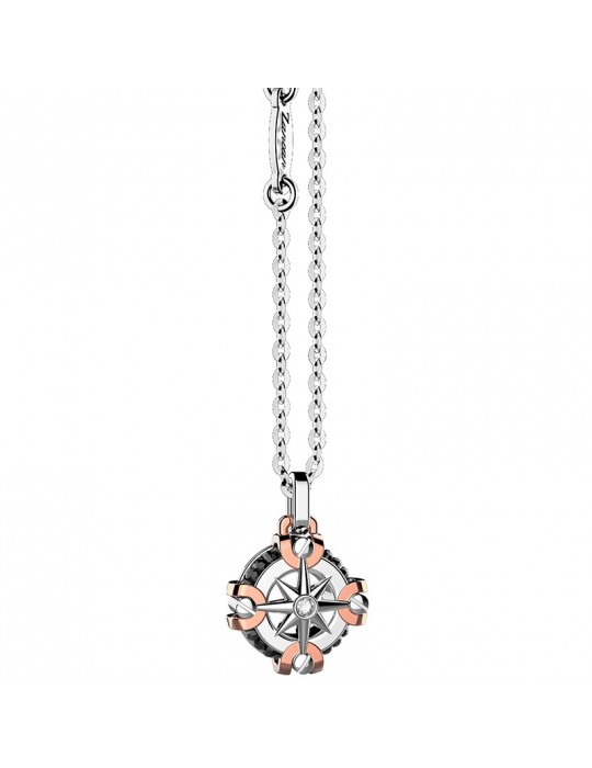 Collana Zancan per Uomo - Insignia Gold - Rosa dei Venti - EC893BR