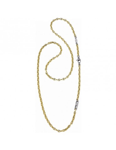 Zancan Necklace for Men - Insignia Gold in Yellow Gold with Natural Diamond - 0