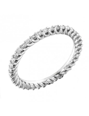 Anello Veretta Davite & Delucchi con Diamanti Bianchi da Donna - 0