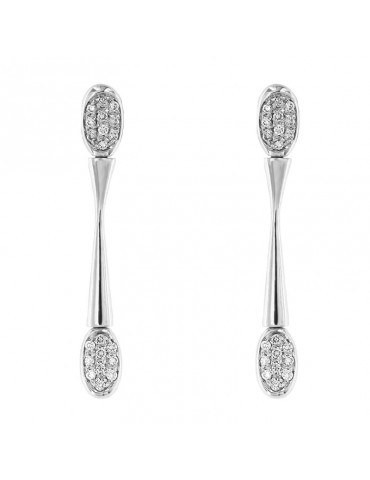 Orecchini Chimento Bamboo Shine con Diamanti da Donna - 0