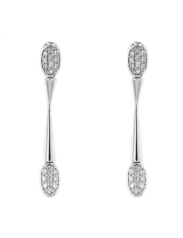 Orecchini Chimento Bamboo Shine con Diamanti da Donna - 0