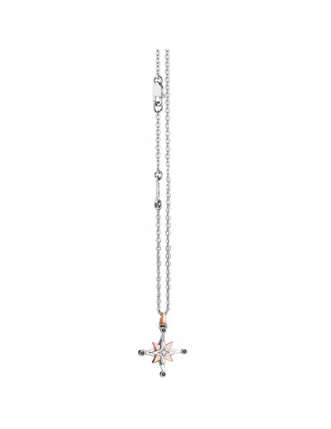 Collana Zancan per Uomo - Black Magic - Oro - Rosa dei Venti - EC737BR