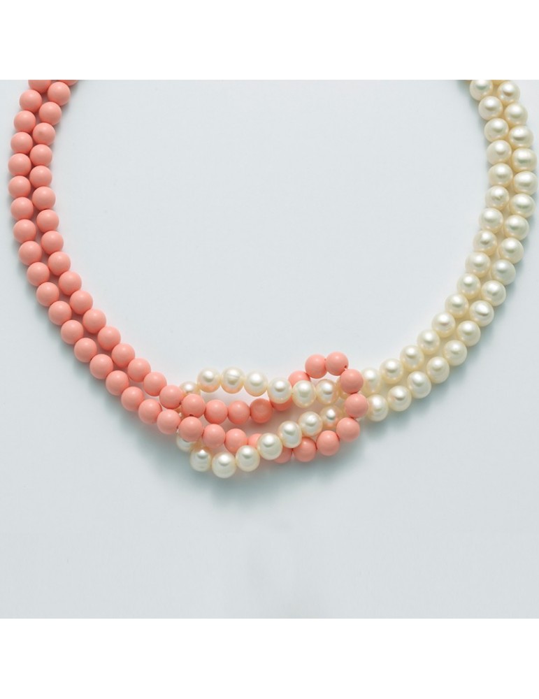 Miluna Gioielli Collana Di Perle Colorate Miluna Collana Miluna