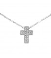 Davite & Delucchi Woman's Necklace - White Gold Rood with Diamonds - 0