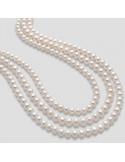 Miluna Woman's Necklace - Freshwater Pearl Strand 5,5-6 mm - 0