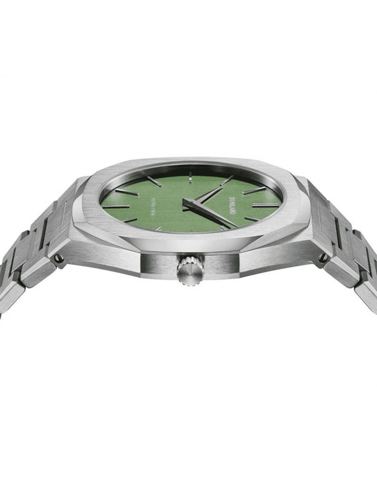 D1 Milano Man Watch - Ultra Thin Moss 40mm Green - 0