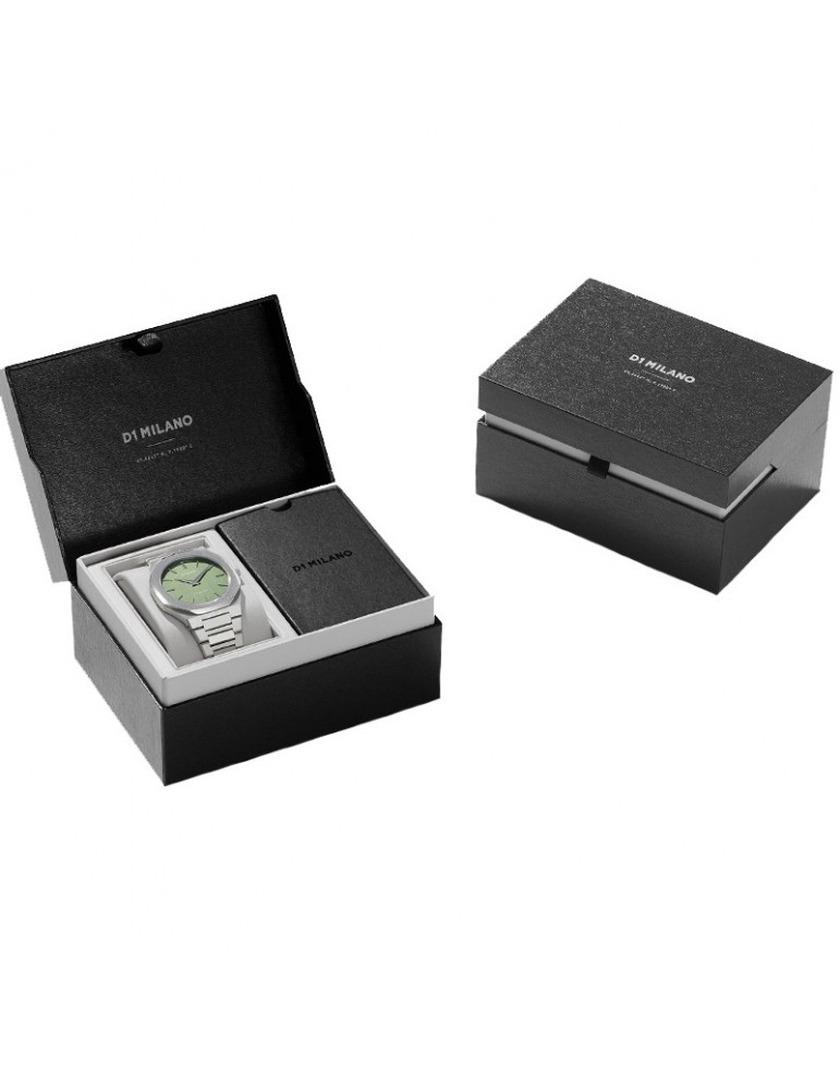 D1 Milano Man Watch - Ultra Thin Moss 40mm Green - 0