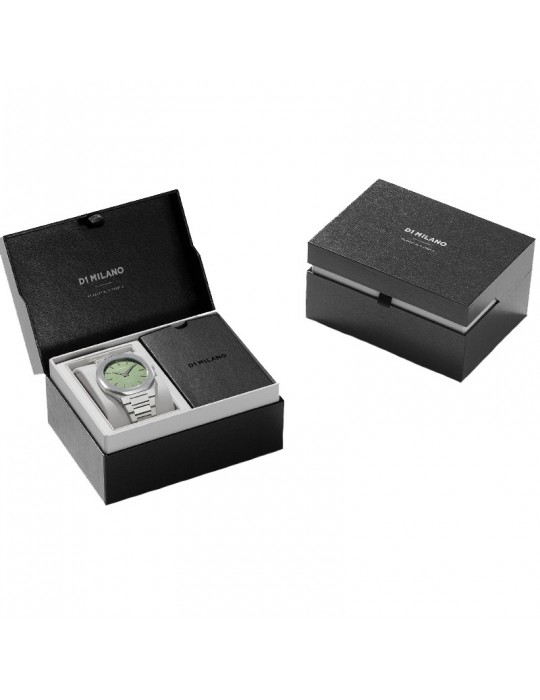 D1 Milano Man Watch - Ultra Thin Moss 40mm Green - 0