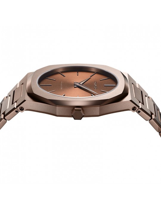 D1 Milano Men's Watch - Ultra Thin Chocolate 40mm Brown - 0